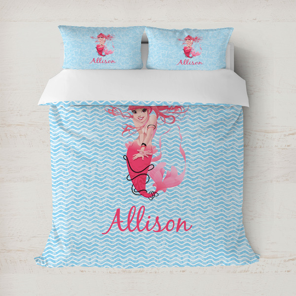 Custom Mermaid Duvet Cover (Personalized)