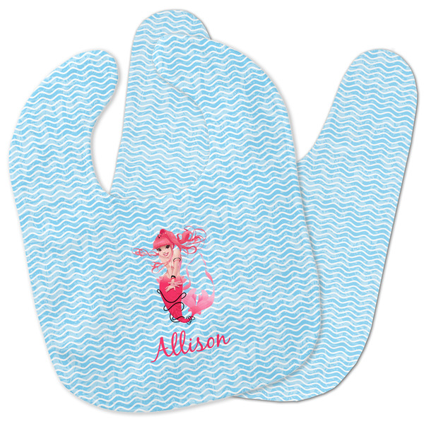 Custom Mermaid Baby Bib w/ Name or Text