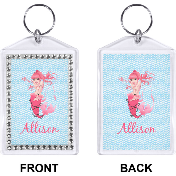 Mermaid Bling Keychain (Front + Back)
