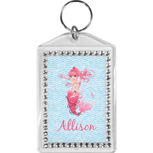 Custom Mermaid Bling Keychain (Personalized)