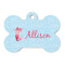 Mermaid Bone Shaped Dog ID Tag (Personalized)