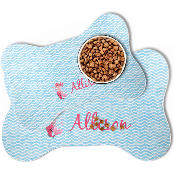 Mermaid Bone Shaped Dog Mats - MAIN
