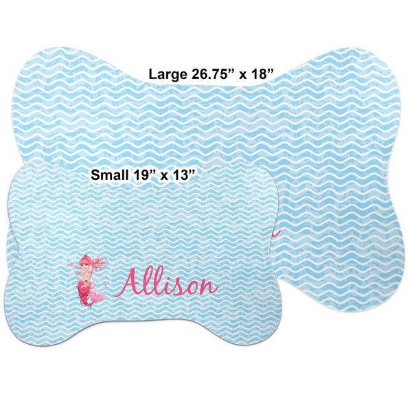 Mermaid Bone Shaped Mat Comparison
