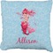 Mermaid Burlap Pillow 22"