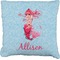 Mermaid Burlap Pillow 24"