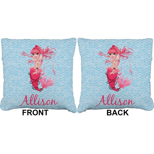 Mermaid Burlap Pillow Approval