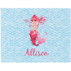 Mermaid Woven Fabric Placemat - Twill w/ Name or Text