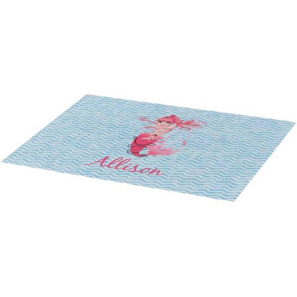 Mermaid Burlap Placemat (Angle View)