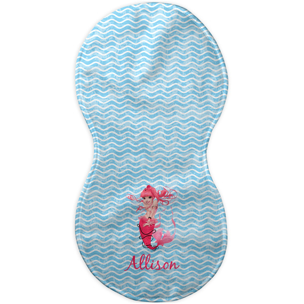 Mermaid Burp Peanut Shaped Flat