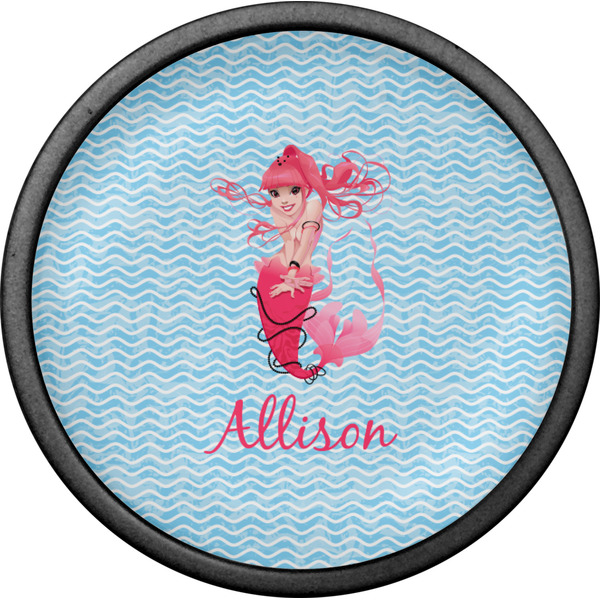 Mermaid Cabinet Knob - Black - Front