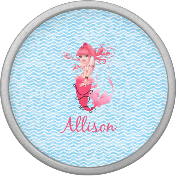 Mermaid Cabinet Knob - Nickel - Front