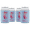 Mermaid Can Cooler (12 oz) - Set of 4 w/ Name or Text