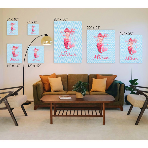 Mermaid Canvas Prints - Multiple Sizes