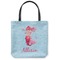 Mermaid Canvas Tote Bag - Small - 13"x13" (Personalized)
