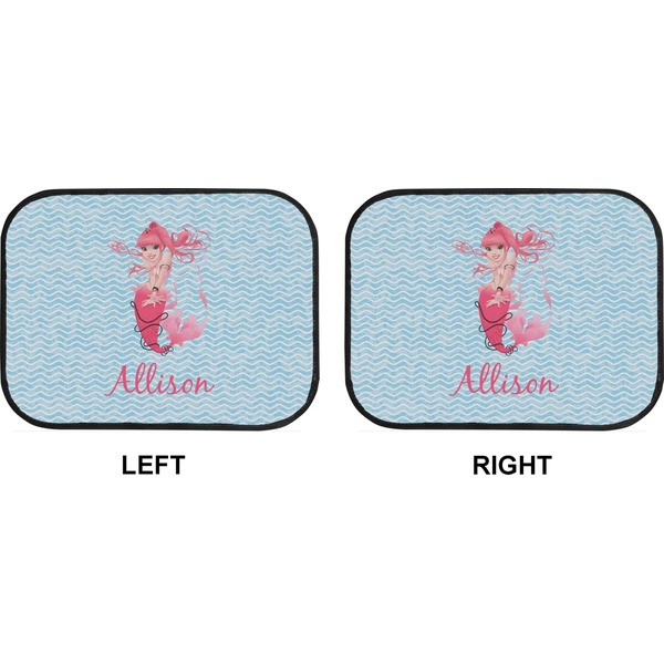 Mermaid Car Floor Mats (Back Seat) (Approval)