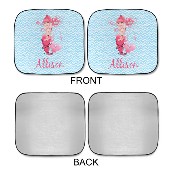Mermaid Car Sun Shades - APPROVAL