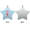 Mermaid Ceramic Flat Ornament - Star Front & Back (APPROVAL)