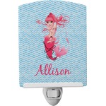 Mermaid Ceramic Night Light (Personalized)