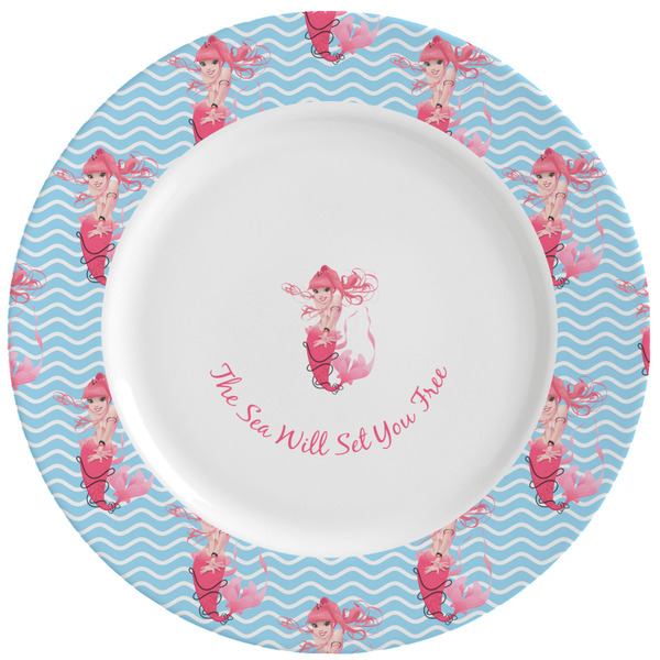 Custom Mermaid Ceramic Dinner Plates (Set of 4)
