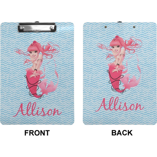 Mermaid Clipboard (Letter) (Front + Back)