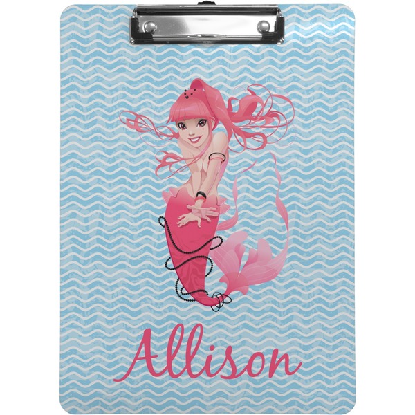 Custom Mermaid Clipboard (Letter Size) (Personalized)