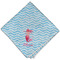 Mermaid Cloth Napkins - Personalized Dinner (Folded Four Corners)