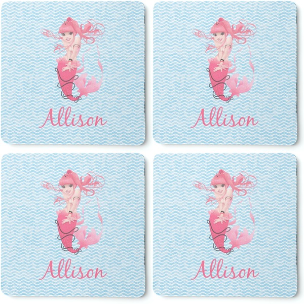 Mermaid Coaster Rubber Back - Apvl