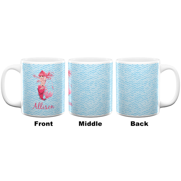 Mermaid Coffee Mug - 11 oz - White APPROVAL