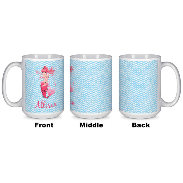 Mermaid Coffee Mug - 15 oz - White APPROVAL