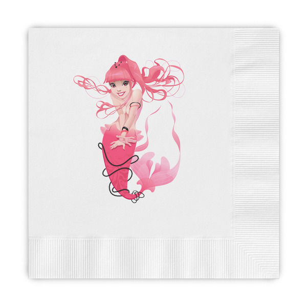Custom Mermaid Embossed Decorative Napkins