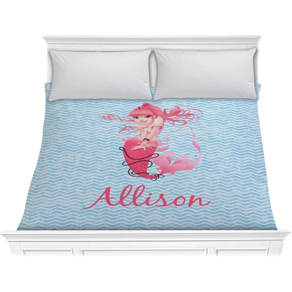 Custom Mermaid Comforter - King (Personalized)