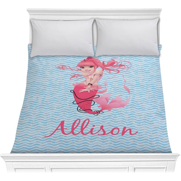 Custom Mermaid Comforter - Full / Queen (Personalized)