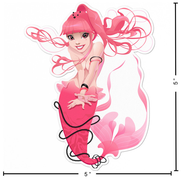 Mermaid Custom Shape Iron On Patches - L - APPROVAL