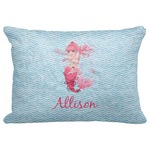 Mermaid Decorative Baby Pillowcase - 16"x12" (Personalized)