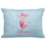 Mermaid Decorative Baby Pillowcase - 16"x12" (Personalized)
