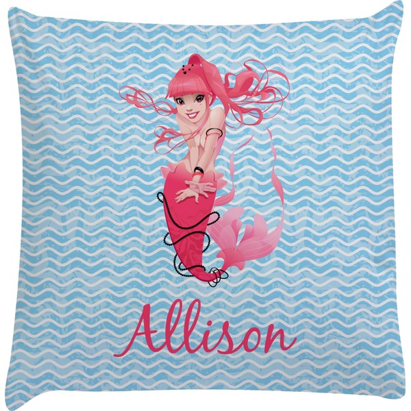 Custom Mermaid Decorative Pillow Case (Personalized)