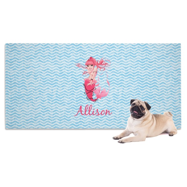 Custom Mermaid Dog Towel (Personalized)