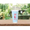 Mermaid Double Wall Tumbler with Straw Lifestyle