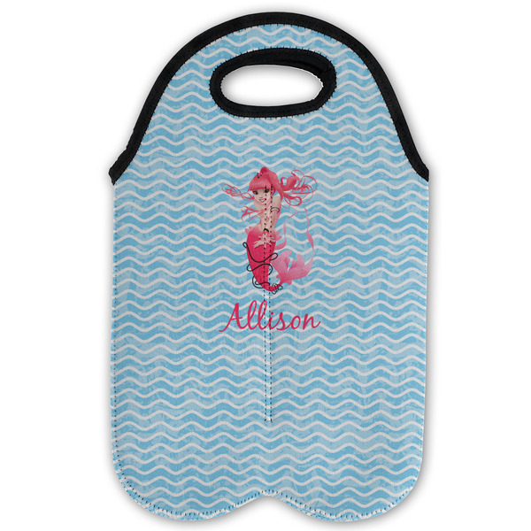 Mermaid Double Wine Tote - Flat (new)