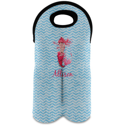 Mermaid Wine Tote Bag (2 Bottles) (Personalized)