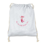 Mermaid Drawstring Backpack - Sweatshirt Fleece - Double Sided (Personalized)