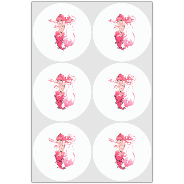 Mermaid Drink Topper - Large - Set of 6