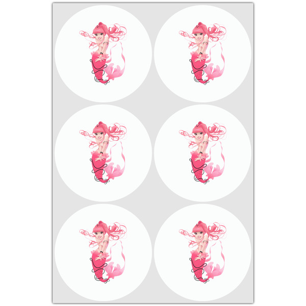 Mermaid Drink Topper - XLarge - Set of 6
