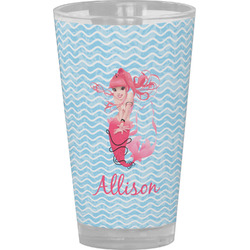 Mermaid Pint Glass - Full Color (Personalized)