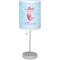 Mermaid Drum Lampshade with base included