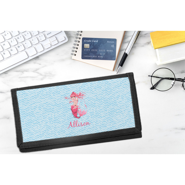 Mermaid DyeTrans Checkbook Cover - LIFESTYLE
