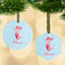 Mermaid Frosted Glass Ornament - MAIN PARENT