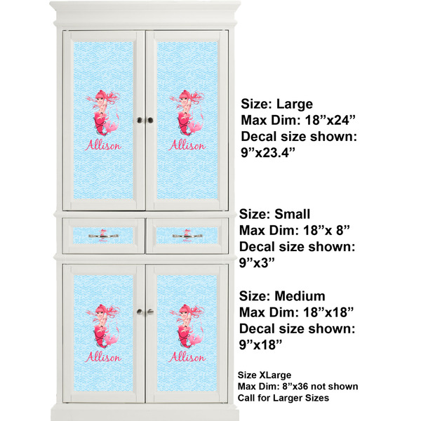 Mermaid Full Cabinet (Show Sizes)
