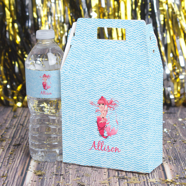 Mermaid Gable Favor Box - In Context