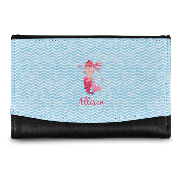 Custom Mermaid Genuine Leather Women's Wallet - Small (Personalized)